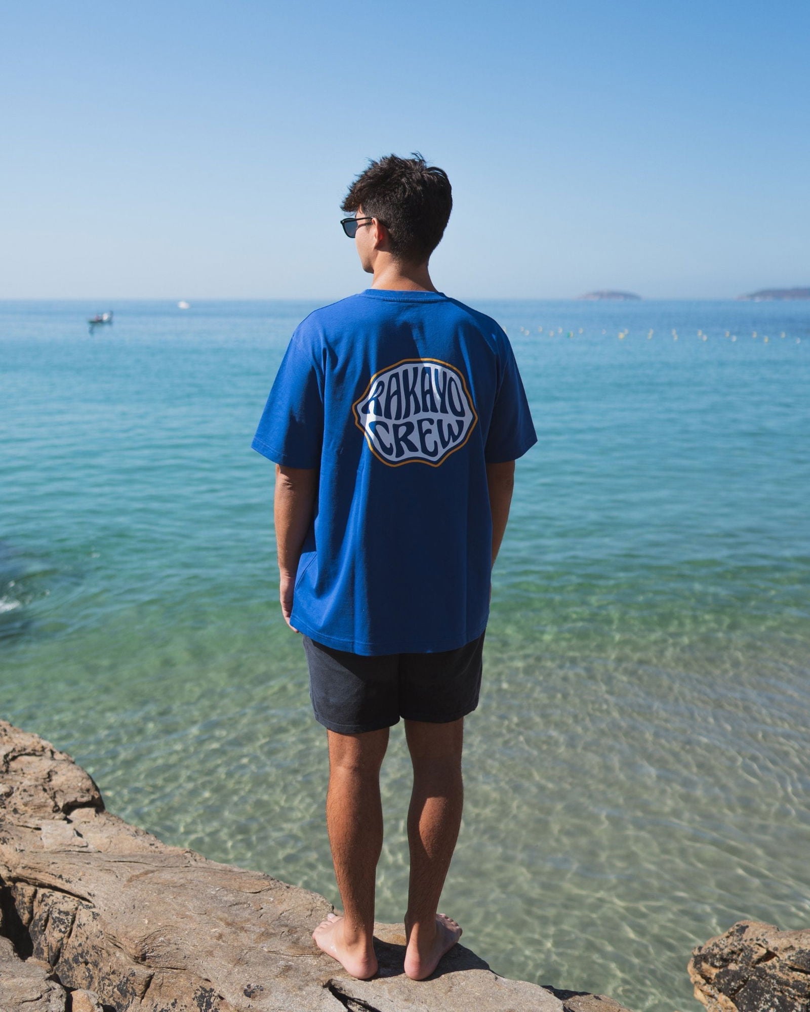 BLUE VOLT TEE - Rakayo Crew