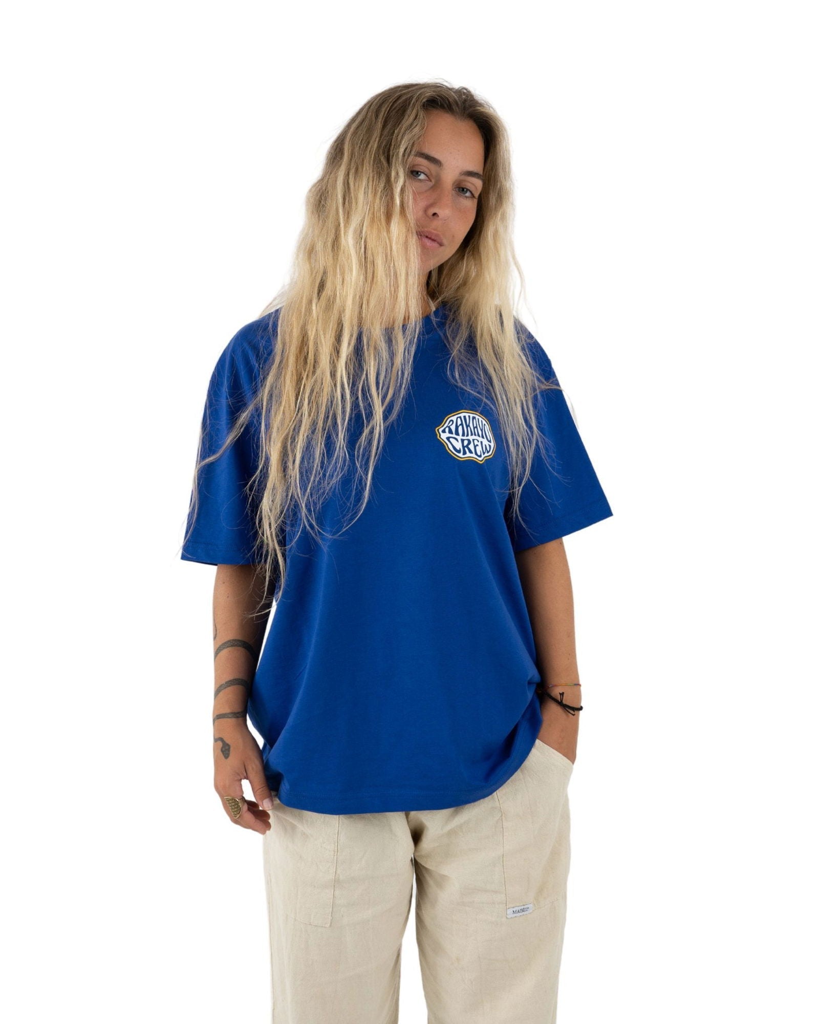 BLUE VOLT TEE - Rakayo Crew