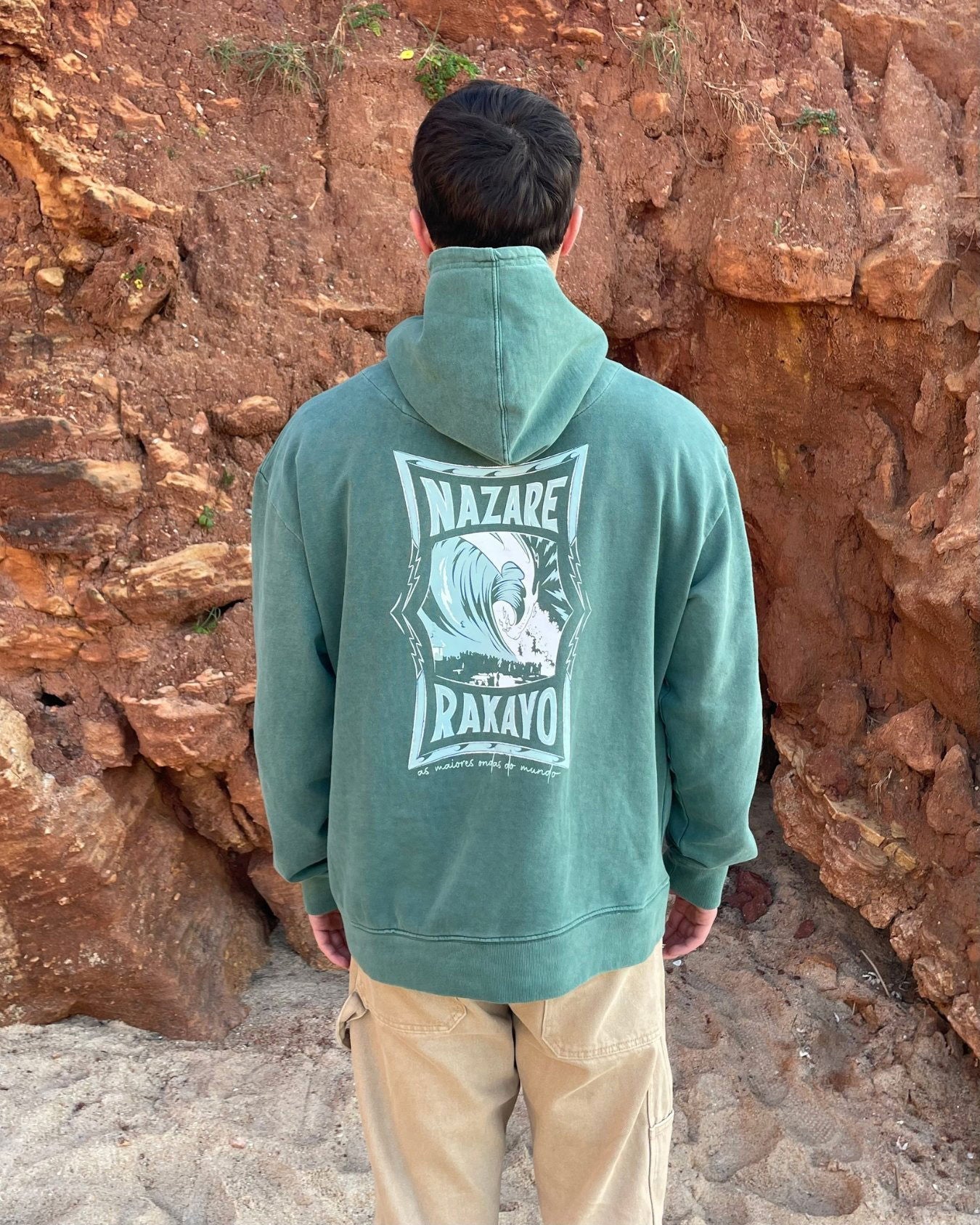 NAZARE GREEN HOODIE - Rakayo Crew