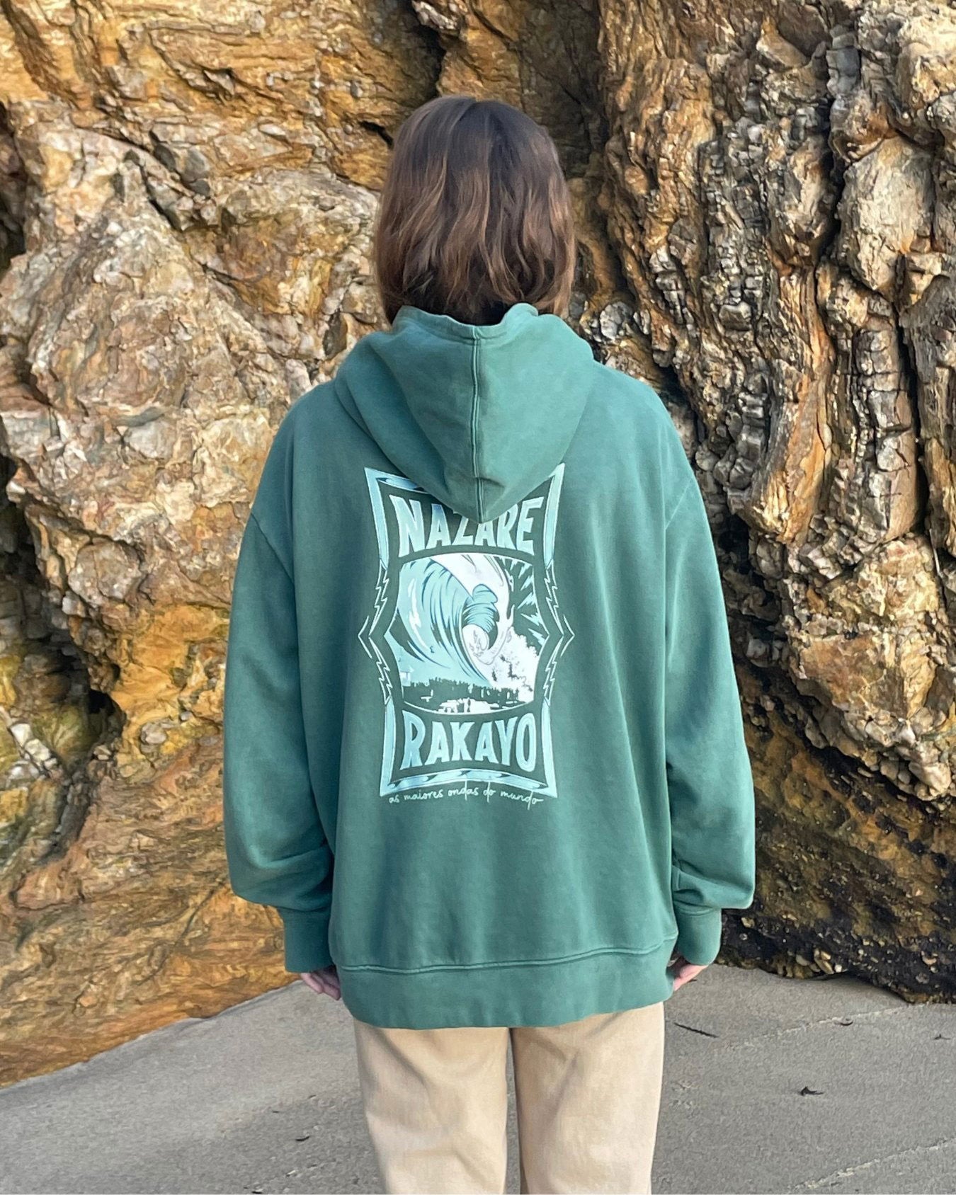 NAZARE GREEN HOODIE - Rakayo Crew