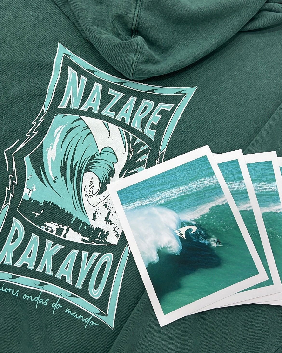 NAZARE GREEN HOODIE - Rakayo Crew