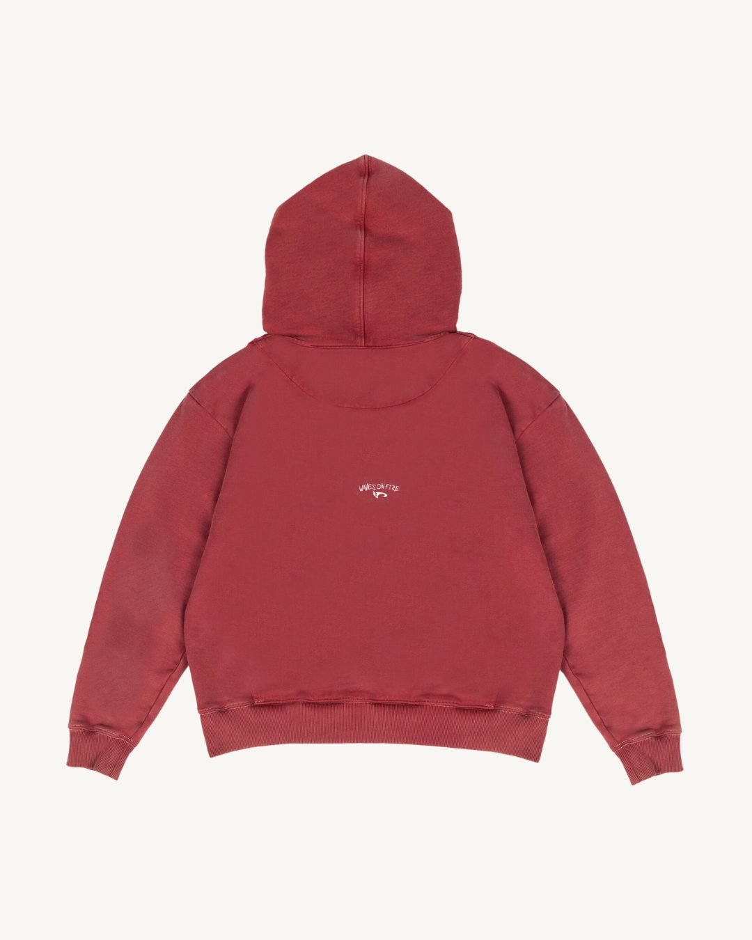 RK RED FLAMES HOODIE - Rakayo Crew