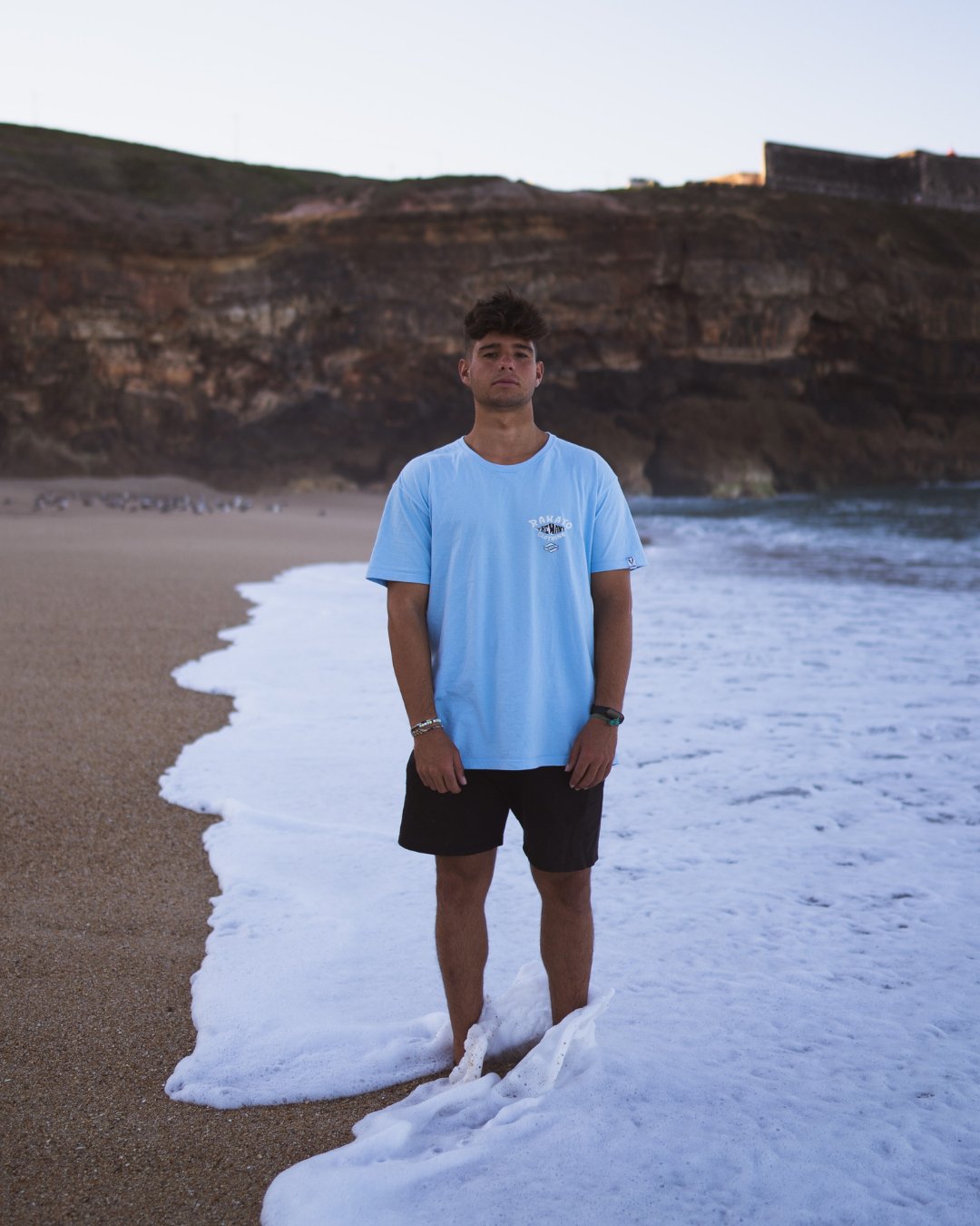 THE WAVE BLUE TEE - Rakayo Crew